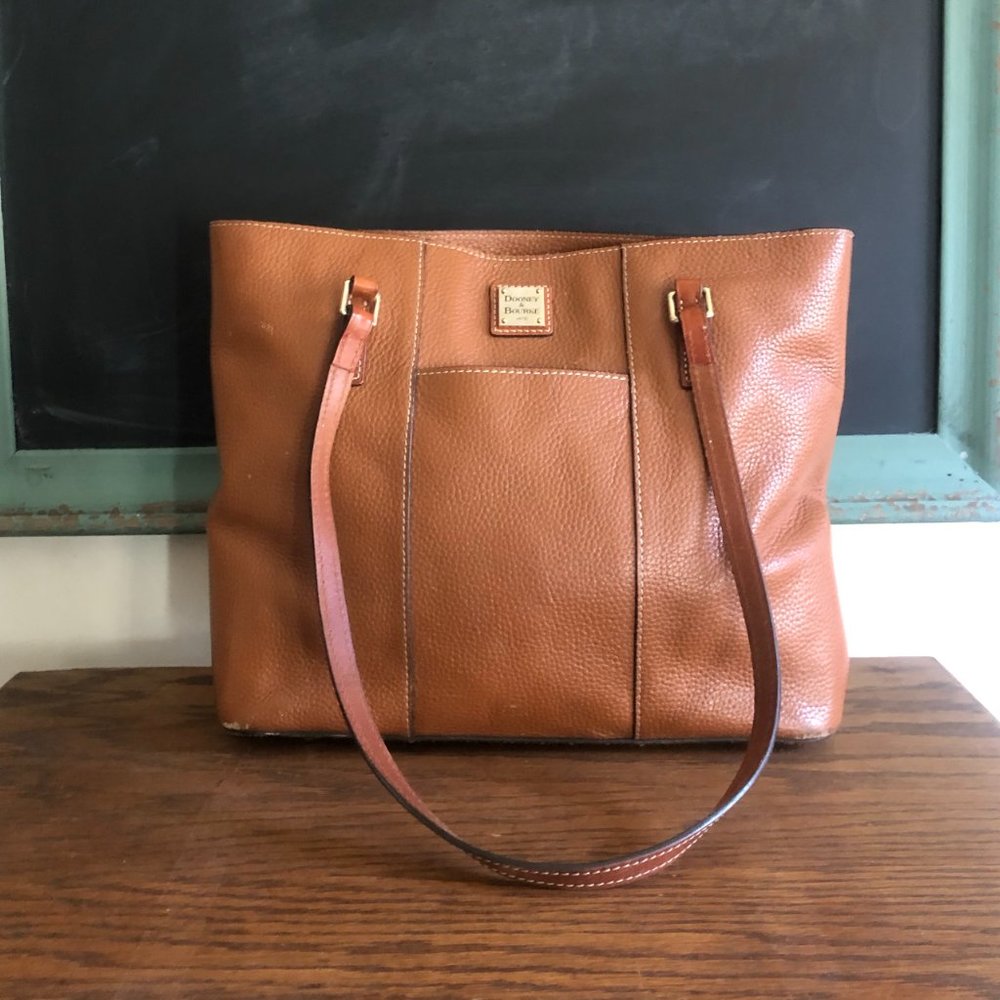 Dooney & Bourke Tan Leather Shoulder Bag